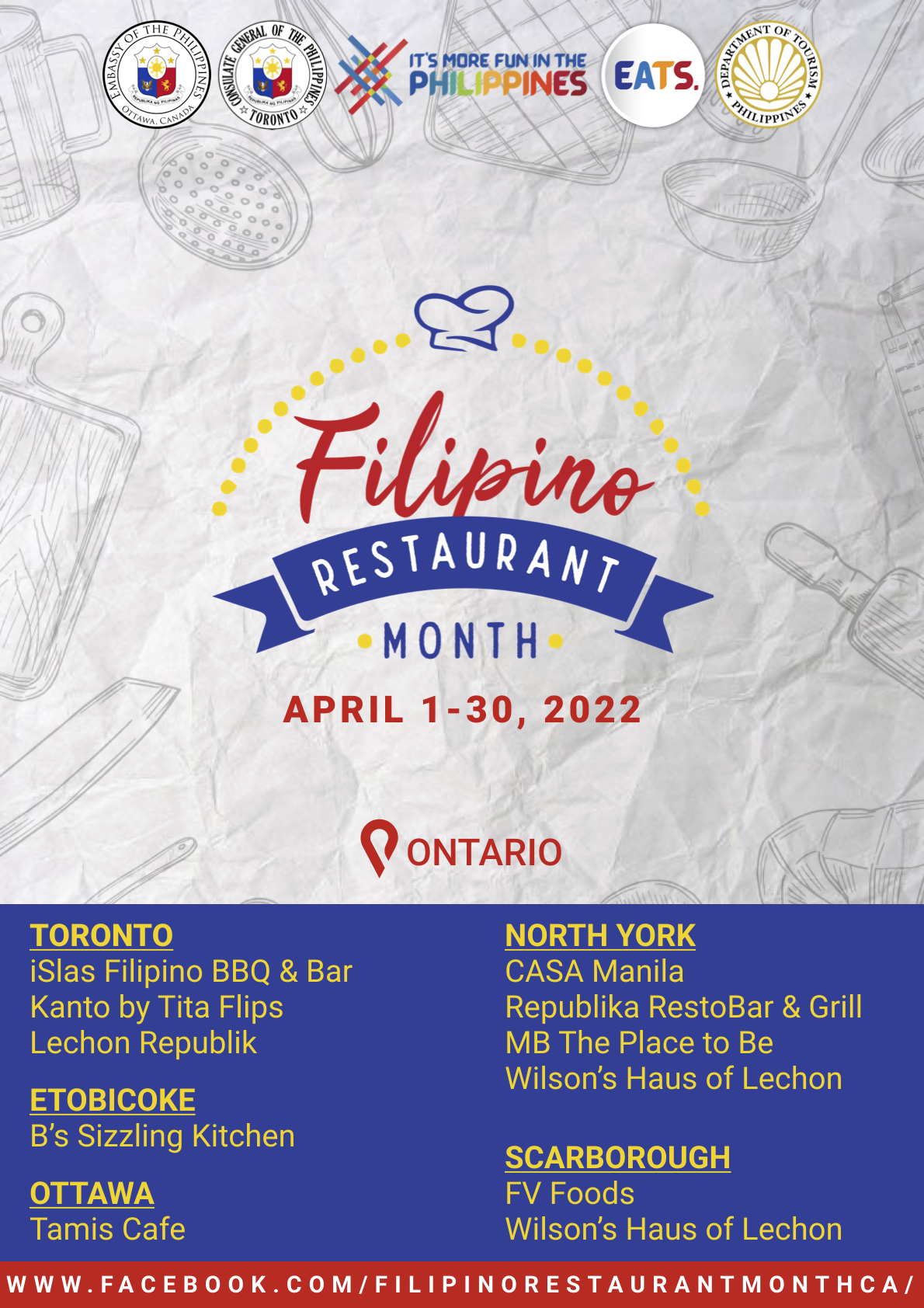 Filipino Restaurant Month