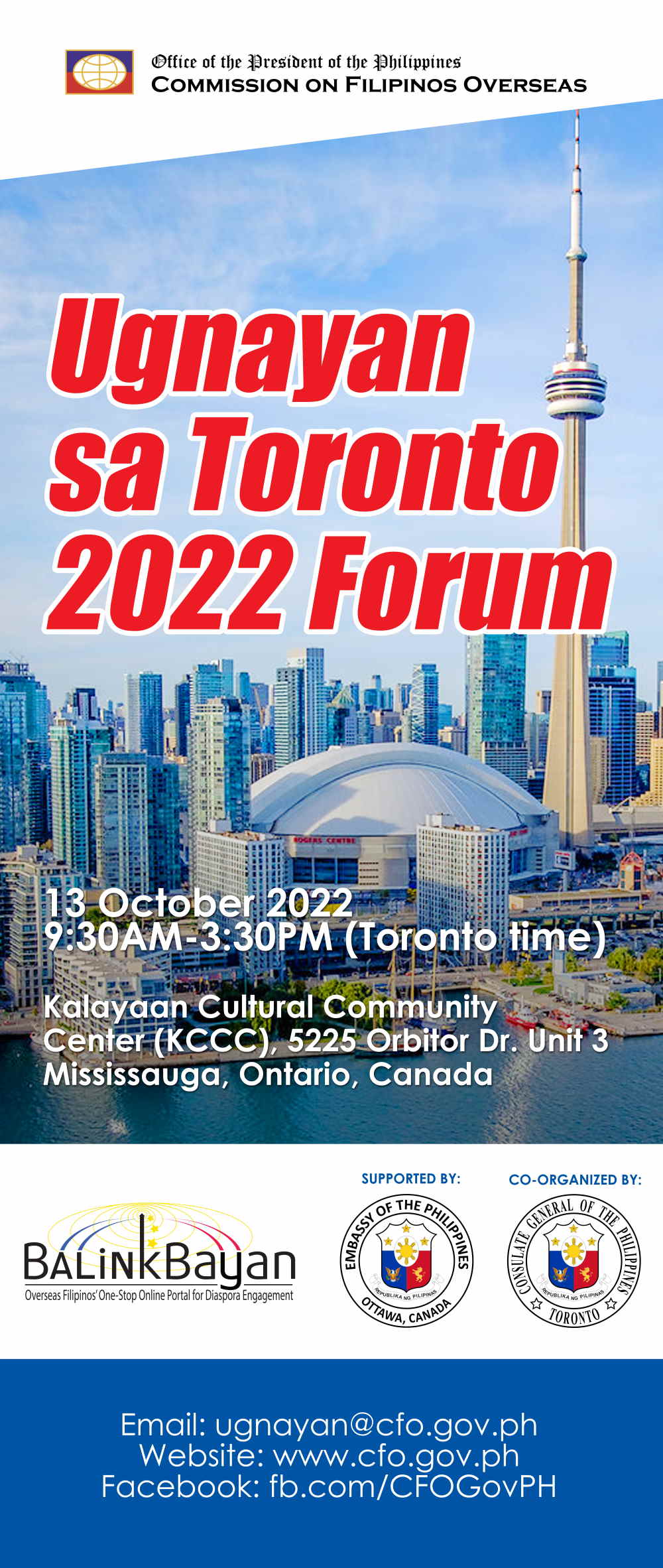 UGNAYAN SA TORONTO 2022 FORUM