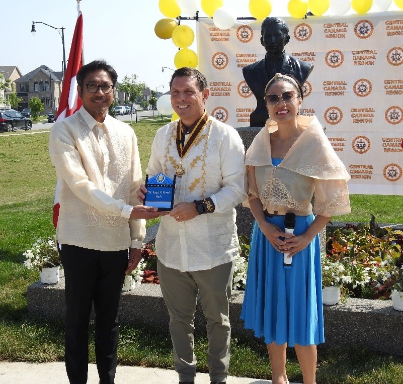 RIZAL BUST UNVEILING