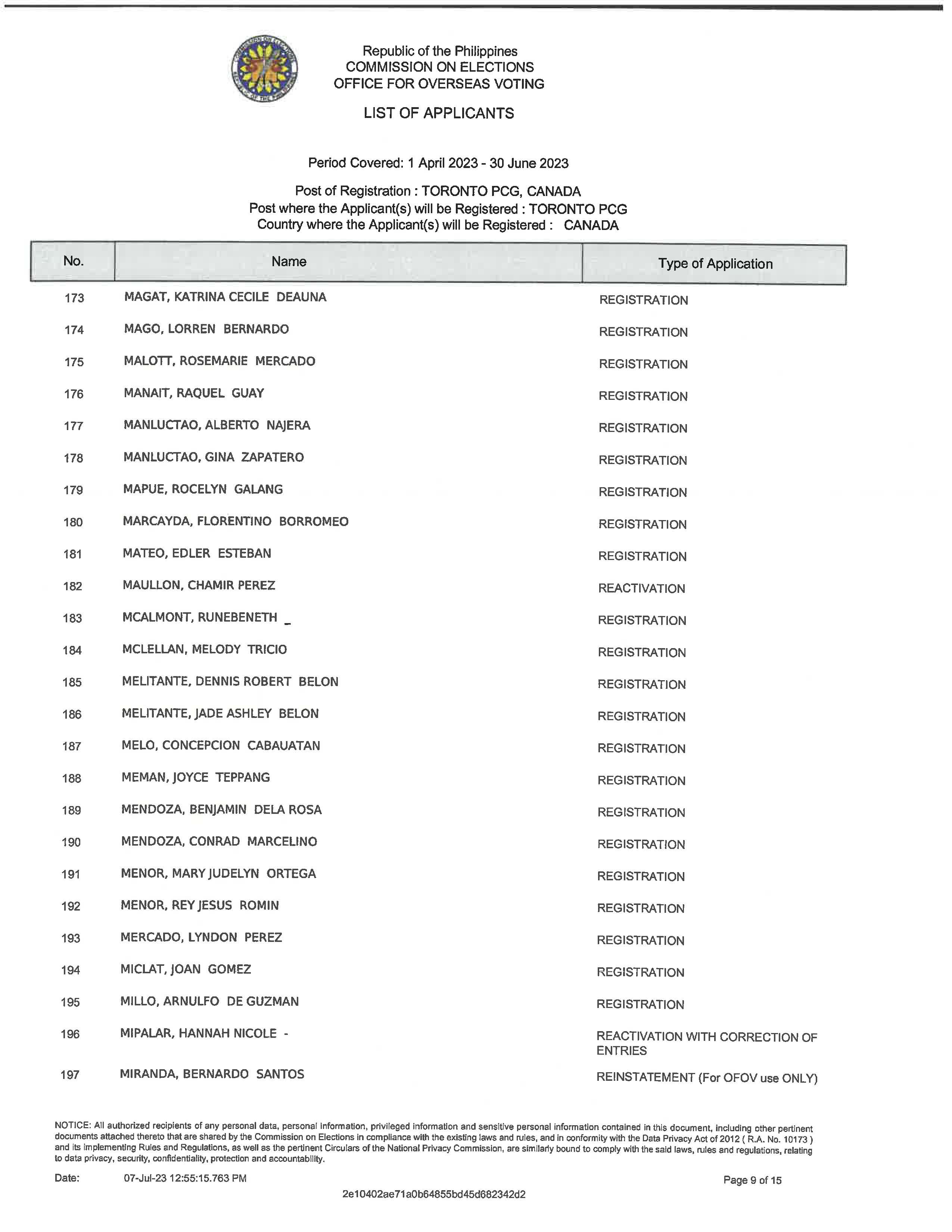 RERB HEARING - MAY