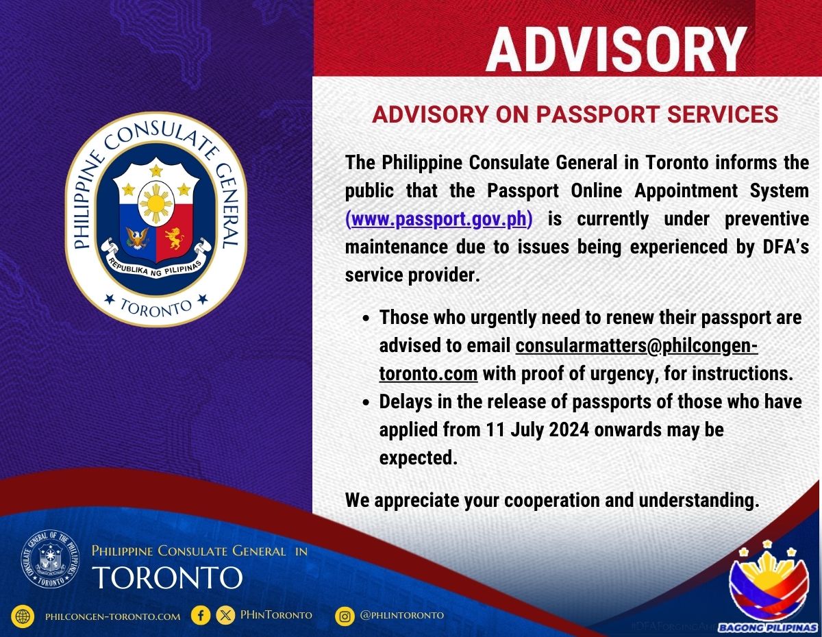 PASSPORT ADVISORY