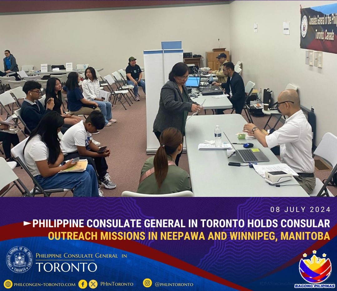 CONSULAR OUTREACH IN NEEPAWA AND WINNIPEG