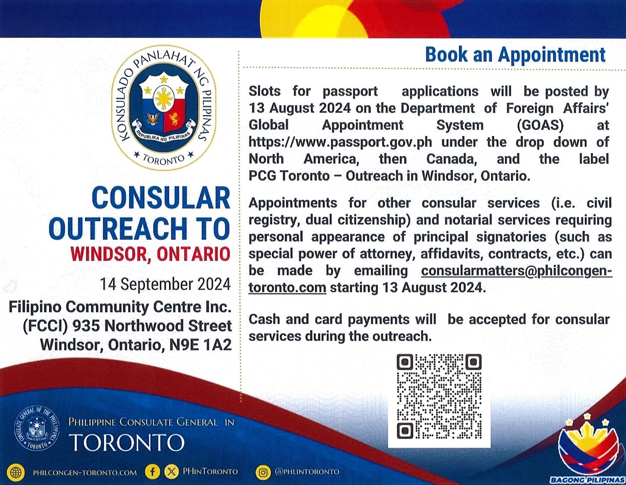 WINDSOR CONSULAR OUTREACH