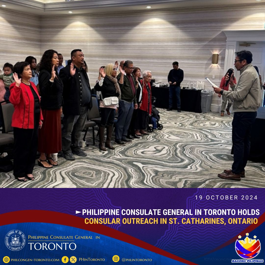 PHILIPPINE CONSULATE GENERAL SPEARHEADS FIRST FILIPINO FILM CARAVAN IN TORONTO