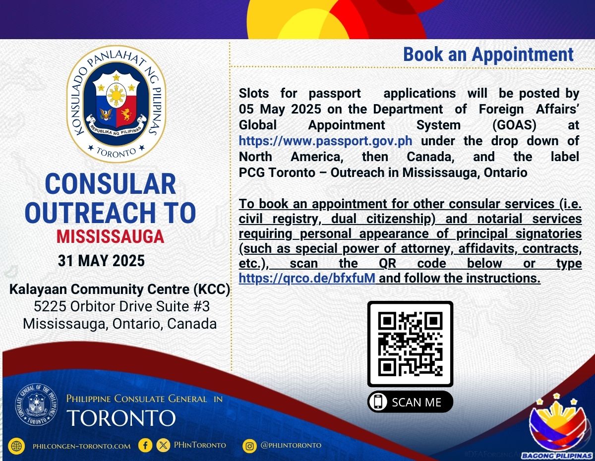 PHILIPPINE CONSULATE GENERAL SPEARHEADS FIRST FILIPINO FILM CARAVAN IN TORONTO
