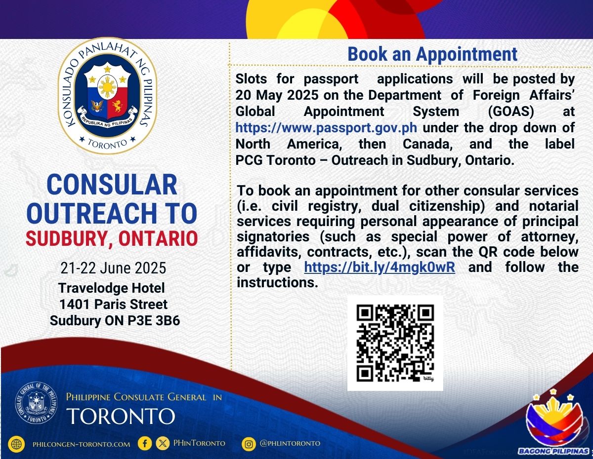 PHILIPPINE CONSULATE GENERAL SPEARHEADS FIRST FILIPINO FILM CARAVAN IN TORONTO
