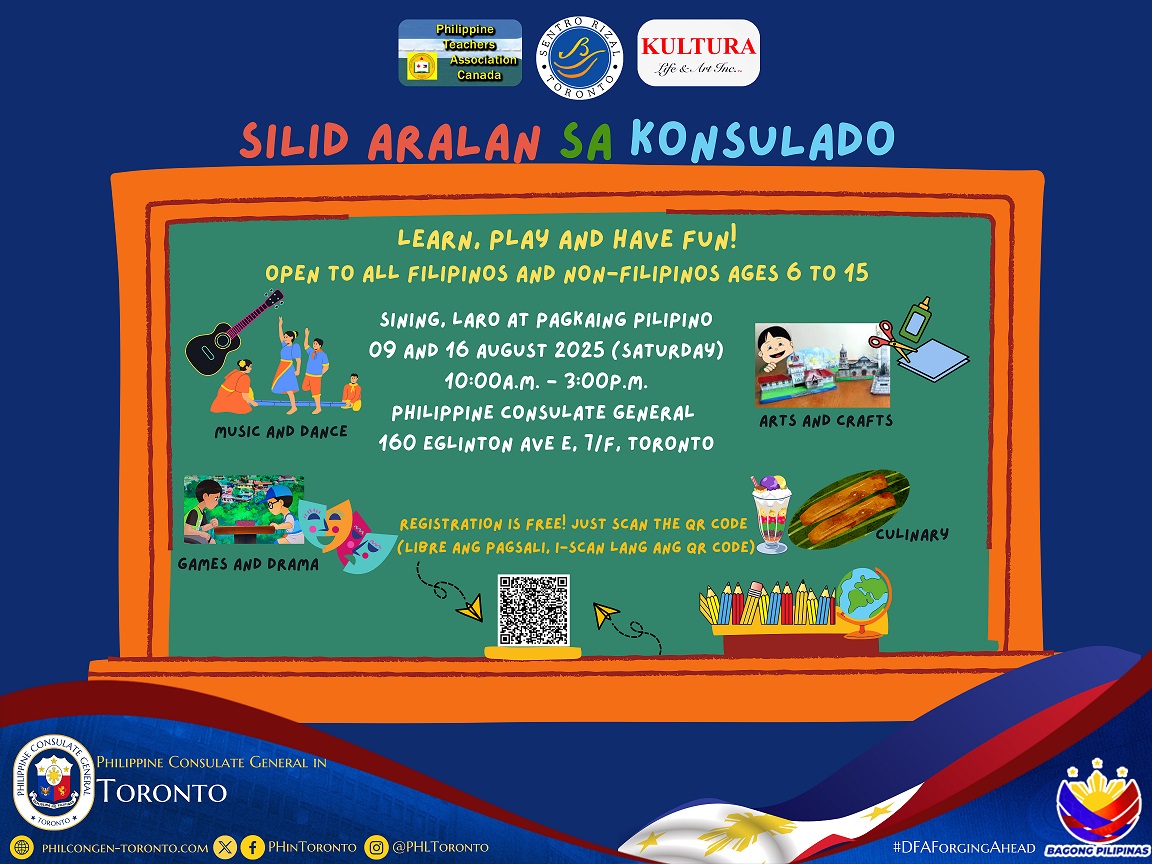PHILIPPINE CONSULATE GENERAL SPEARHEADS FIRST FILIPINO FILM CARAVAN IN TORONTO
