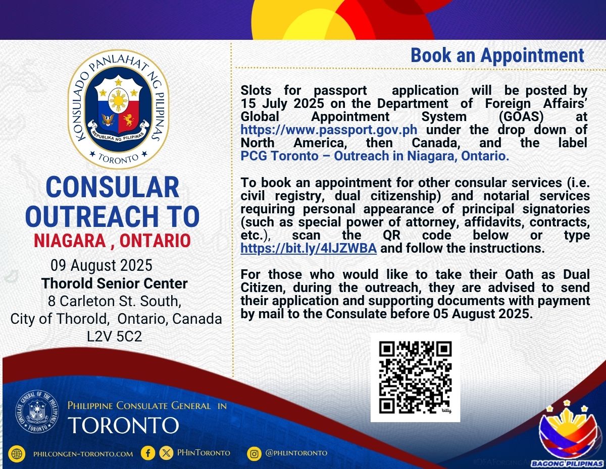 PHILIPPINE CONSULATE GENERAL SPEARHEADS FIRST FILIPINO FILM CARAVAN IN TORONTO