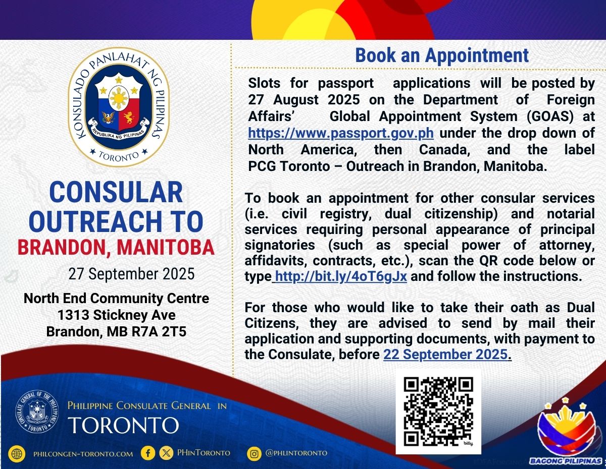 PHILIPPINE CONSULATE GENERAL CONSULAR OUTREACH