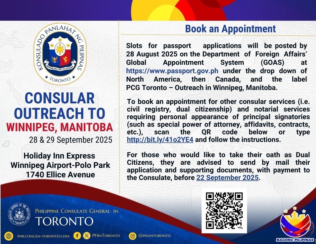 PHILIPPINE CONSULATE GENERAL CONSULAR OUTREACH