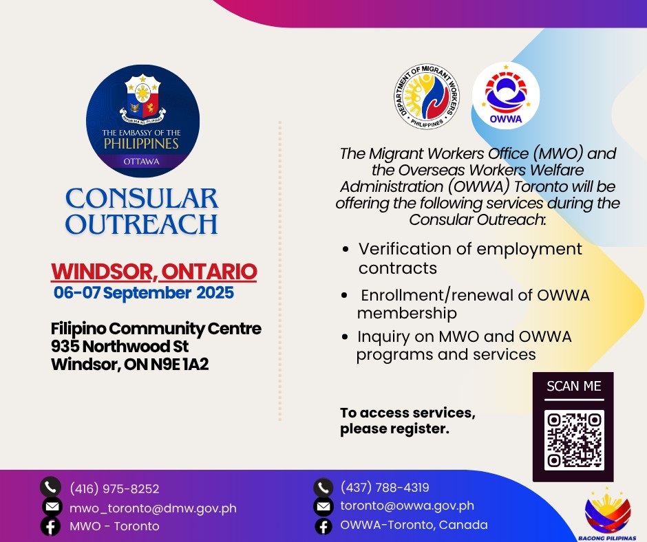 PHILIPPINE CONSULATE GENERAL SPEARHEADS FIRST FILIPINO FILM CARAVAN IN TORONTO