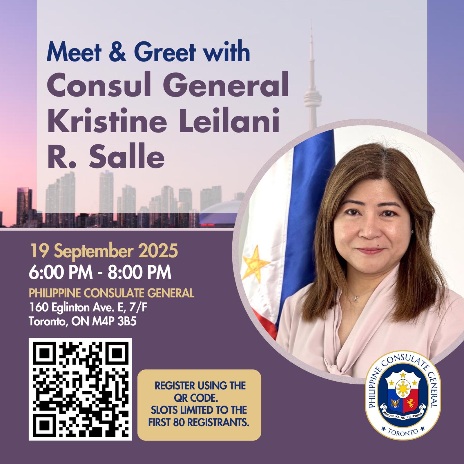 MEET & GREET WITH THE NEW PHILIPPINE CONSUL GENERAL