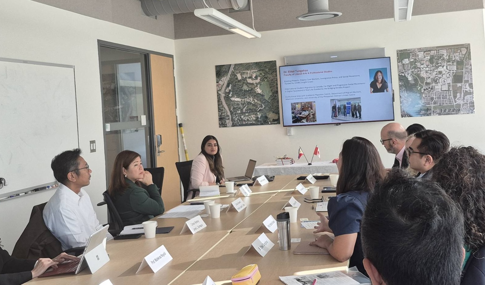 CONSUL GENERAL SALLE MEETS WITH OFFICIALS AND PROFESSORS OF YORK UNIVERSITY