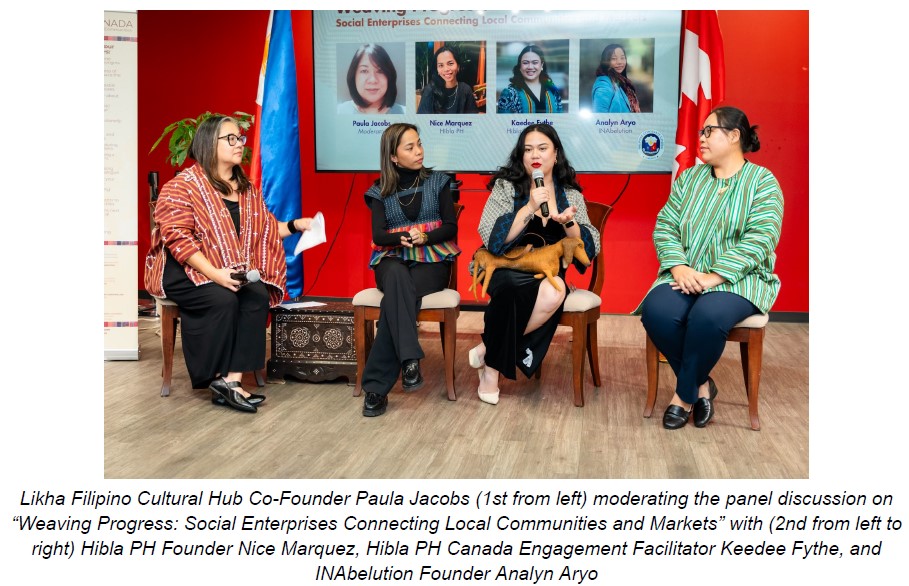 PHILIPPINE CONSULATE GENERAL IN TORONTO HIGHLIGHTS PH WEAVES AND FOSTERS DIALOGUE AROUND CULTURE, INNOVATION AND SUSTAINABILITY